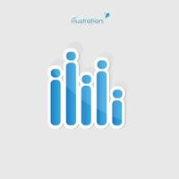 Bar graph Sign, Vector EPS10