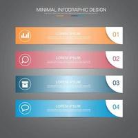 Infographic Elements with business icon on full color background  process or steps and options workflow diagrams,vector design element eps10 illustrationirhg vector