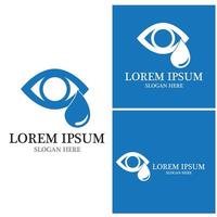 Eye Care vector logo design