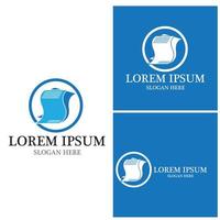 Document logo vector template illustration