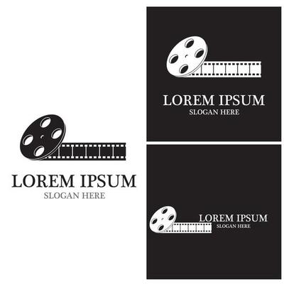 Film Strip Video logo vector template