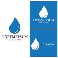 Water drop Logo Template vector