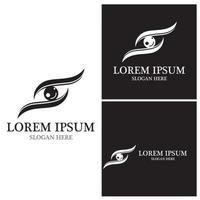 Eye Care vector logo design