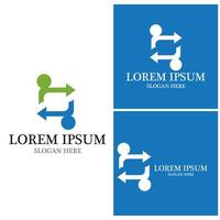 Community, network and social icon vector