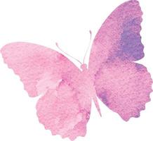 Watercolour butterfly. Multicolour design  silhouette. Print, stickers, laser