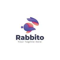 Rabbit Logo Template vector