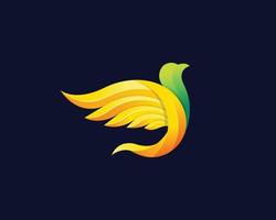 Bird Wings Logo Template vector
