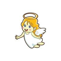angel cute vector illustration design
