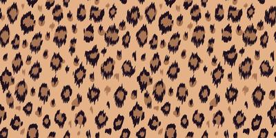 patrón sin costuras de leopardo. vector de fondo africano. papel tapiz de animales salvajes.