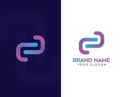 diseño de logotipo creativo moderno con fondo blanco y vector gratis