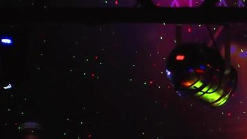 Disco pub party lights background