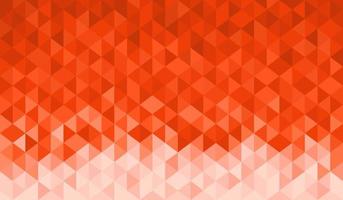 Abstract pattern of geometric shapes. Orange gradient mosaic background. Geometric hipster triangle background design vector