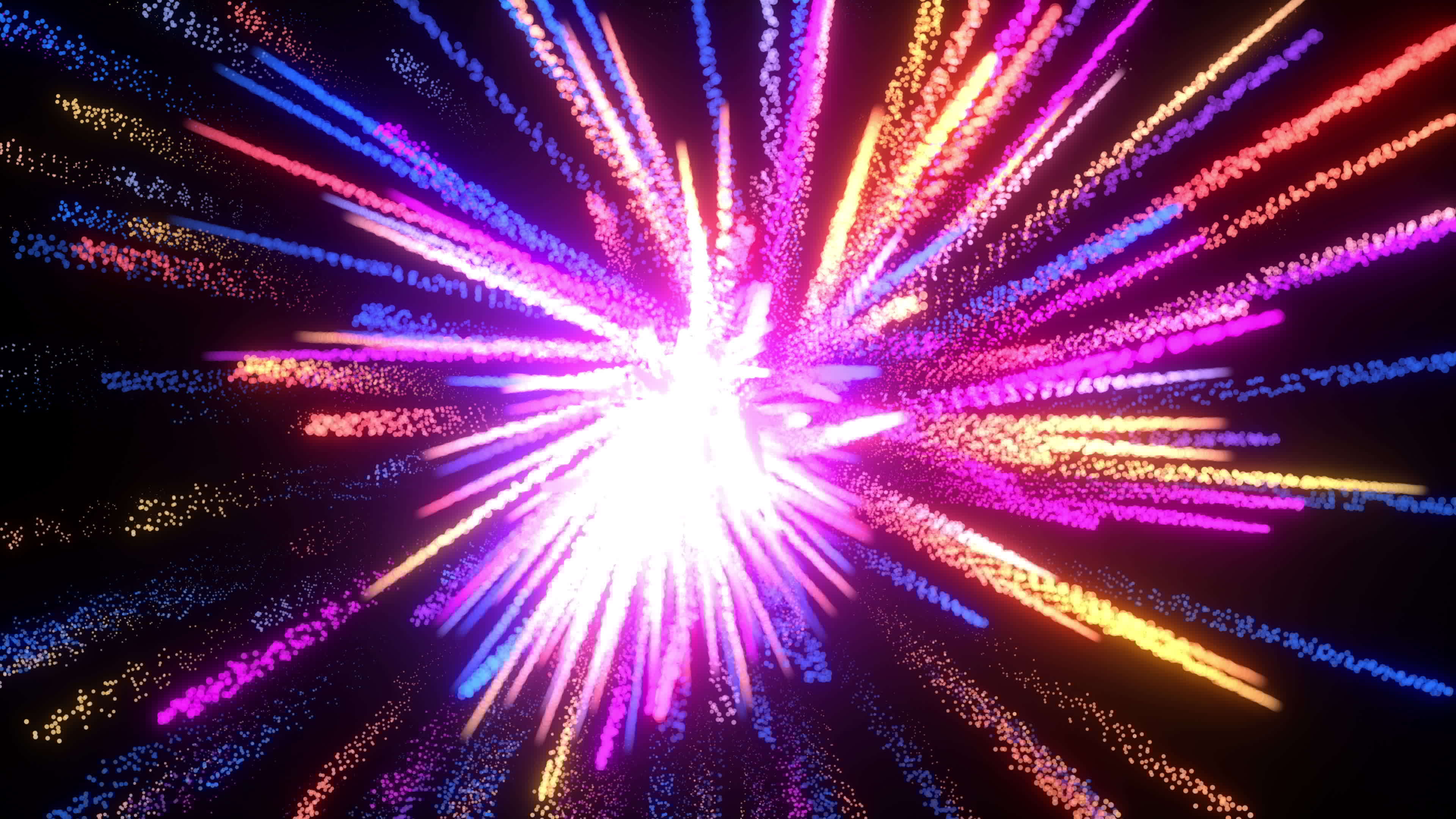 Abstract seamless loop glow colorful neon spark particles 7650201 Stock Video at Vecteezy