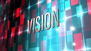 texto movimiento palabra de estrategia visión misión solución video