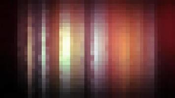 animation de lignes verticales scintillantes de lumière de grille jaune video