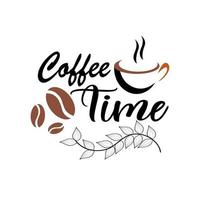 Coffee quote graphics, logos, labels and stickers vector