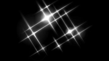 animazione luce bianca su sfondo nero. video