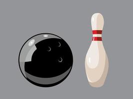 pelota y bolos vector