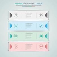 plantilla de infografía empresarial para todo lo que se puede usar, elemento de diseño vectorial vector