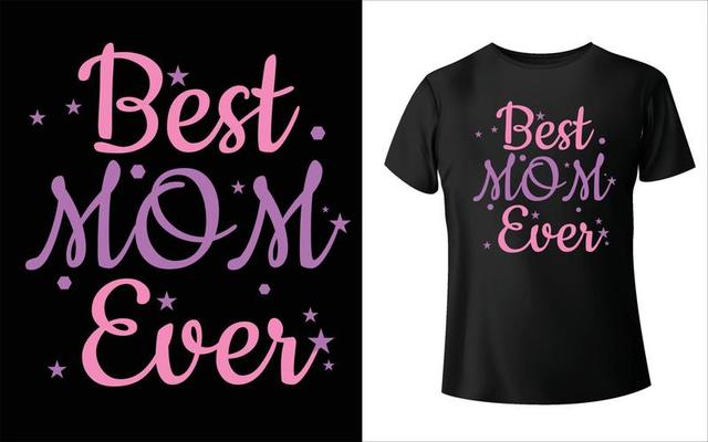 Happy mother's day t-shirt design. Mom Vector, Vector Art, Mom T-Shirt Design