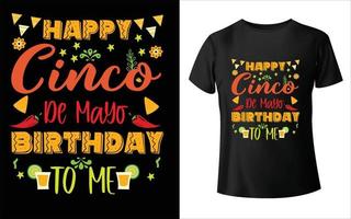 cinco de mayo diseño de camiseta vector art cinco de mayo vector