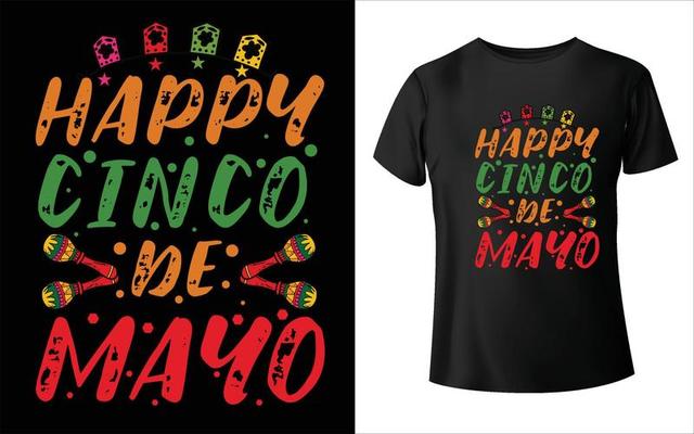 Cinco De Mayo T Shirt Design Vector Art Cinco De Mayo Vector