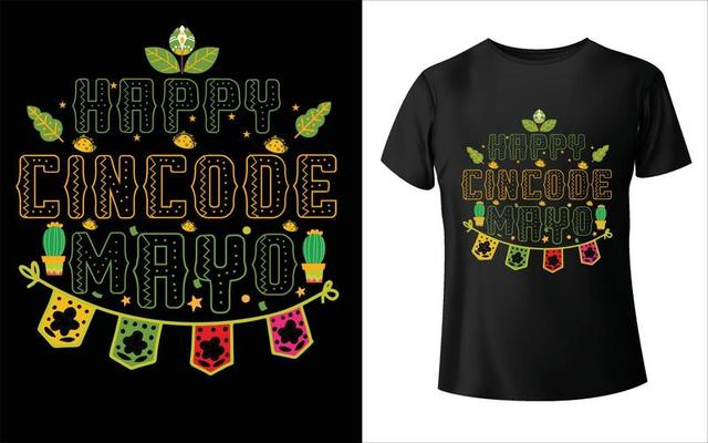 Cinco De Mayo T Shirt Design Vector Art Cinco de mayo vector t-shirt design