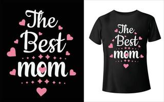diseño de camisetas del día de la madre feliz. vector de mamá, arte vectorial, diseño de camiseta de mamá