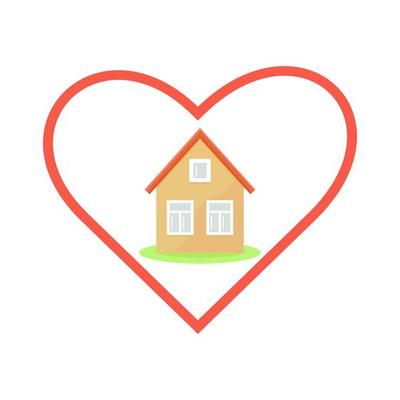the house is inside the heart
