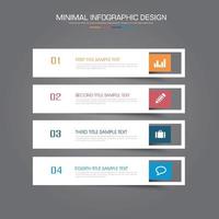 Business infographic template  with icon ,vector design illustration vector