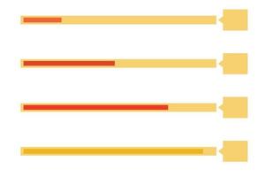 informe de presupuesto plano. ilustración de negocios infográficos, gráficos y planificación de diagramas vector