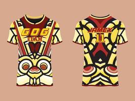 Gaming Jersey Club Abstract Vector Design