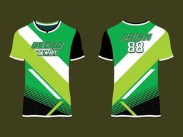 diseño de vector abstracto de club de jersey de juego