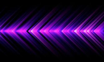 vector de fondo de tecnología futurista moderna de diseño de patrón de dirección de luz de flecha púrpura abstracta