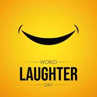 World laughter day social media post vector