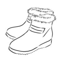 boots vector sketch