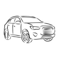 car vector sketch