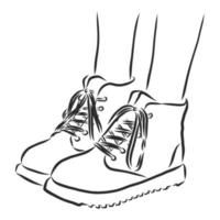 boots vector sketch