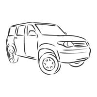 car vector sketch