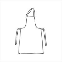 apron vector sketch