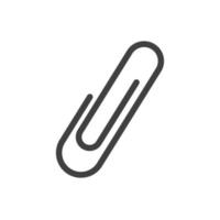 paperclip icon vector. isolated simple shape vector eps10