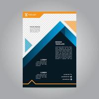 flyer brochure poster real estate modern design template abstract business print vector