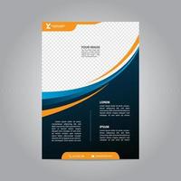 flyer brochure poster modern design template abstract business print vector