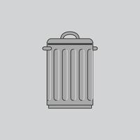 trash can vector