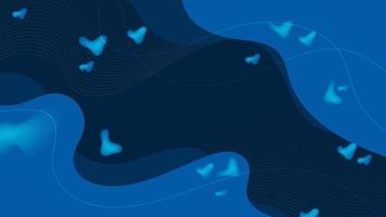 minimal dark  blue curve background,  gradient fluid element layout vector