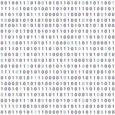 Vector streaming binary code background