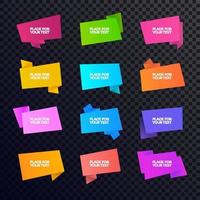 Vector ribbon set for stickers price