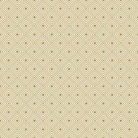 Geometric pattern with gold square art deco and arabic style on white background for invitation vector