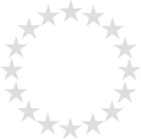 stars in circle. Stars in circle icon vector design