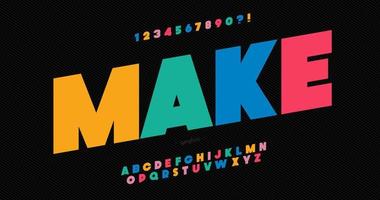 Vector make font bold color style